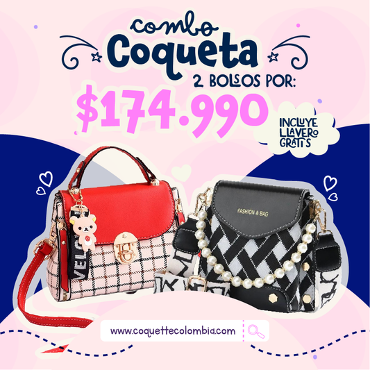 Combo Coqueta 2 Bolsos REF. 3382