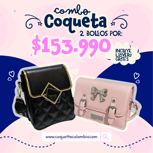 Combo Coqueta 2 Bolsos REF. 3392