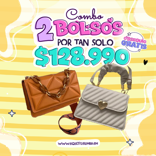 Combo Brillas 2 Bolsos REF. 3401
