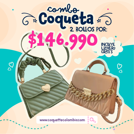 Combo Coqueta 2 Bolsos REF. 3404