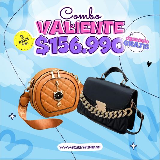 Combo Valiente 2 Bolsos REF. 3405
