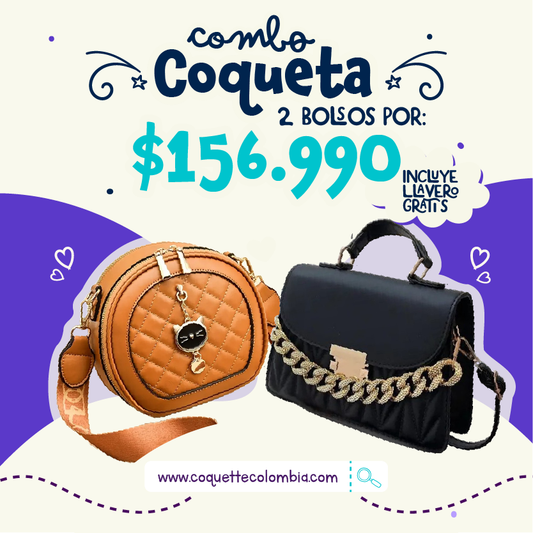 Combo Coqueta 2 Bolsos REF. 3405