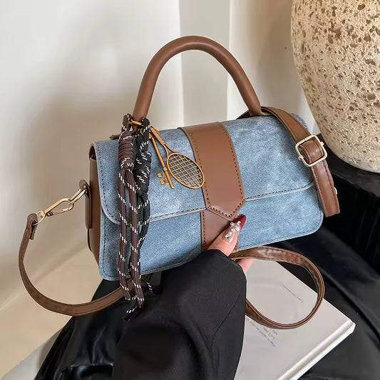 Cartera Danny REF: 3854 Azul/café