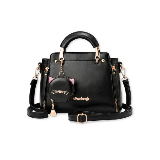 Cartera Miau Negro REF. 585