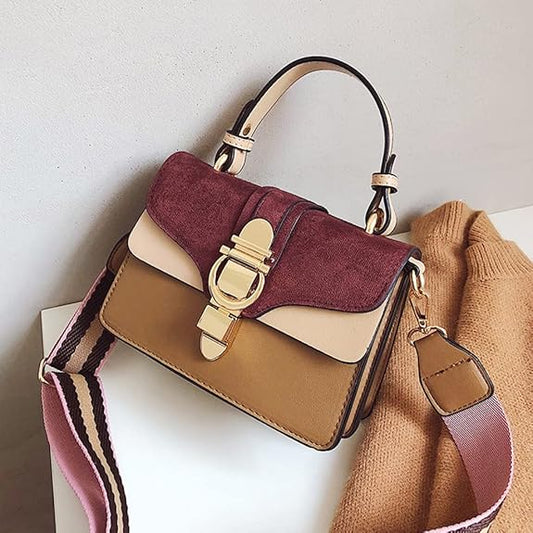 Cartera Brooklyn REF. 3740 Beige/Rojo