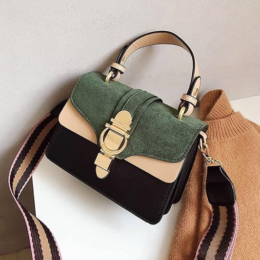 Cartera Brooklyn REF. 3740 Negro/Verde