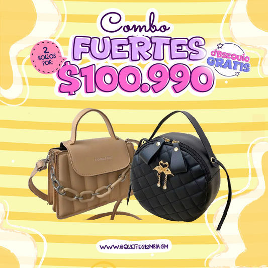 Combo Fuertes 2 Bolsos REF. 3333