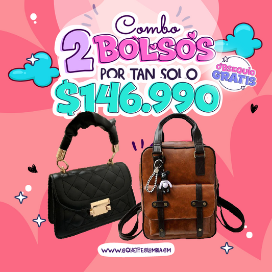 Combo 2 Bolsos REF. 3338