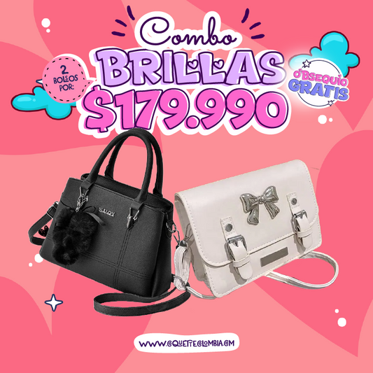 Combo Brillas 2 Bolsos REF. 3349