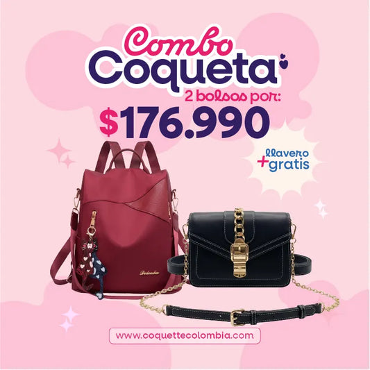 Combo coqueta 2 Bolsos REF. 3372