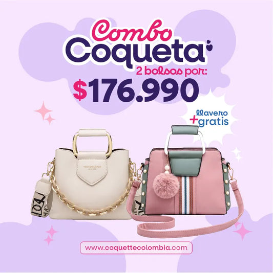Combo coqueta 2 Bolsos REF. 3373