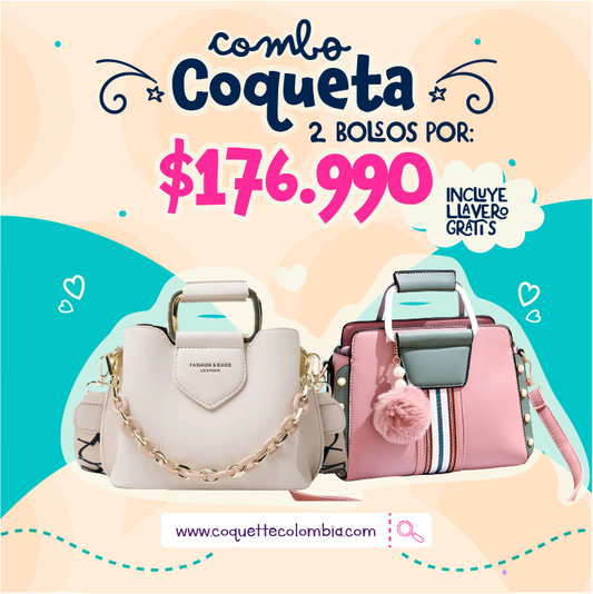 Combo coqueta 2 Bolsos REF. 3373