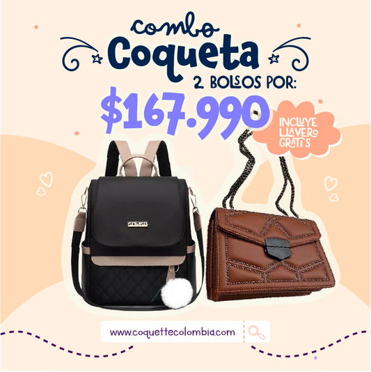 Combo Coqueta 2 Bolsos REF. 3384