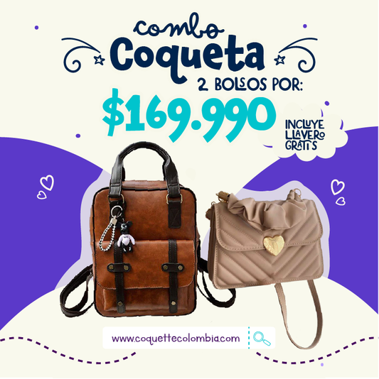 Combo Coqueta 2 Bolsos REF. 3385