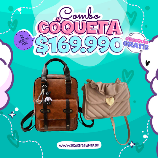 Combo Coqueta 2 Bolsos REF. 3385