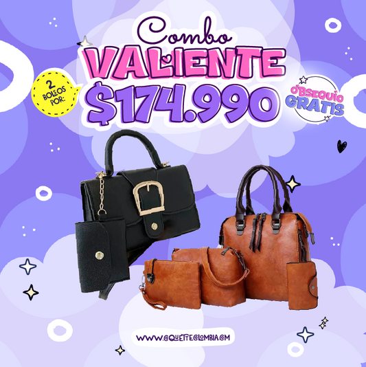 Combo Valiente 2 Bolsos REF. 3389