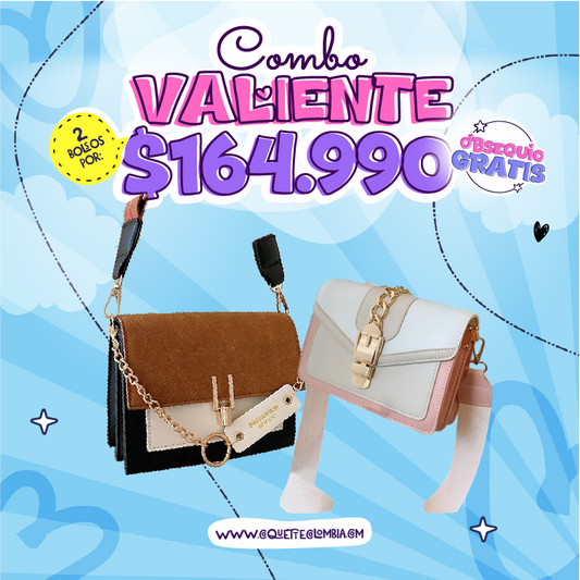 Combo Valiente 2 Bolsos REF. 3391