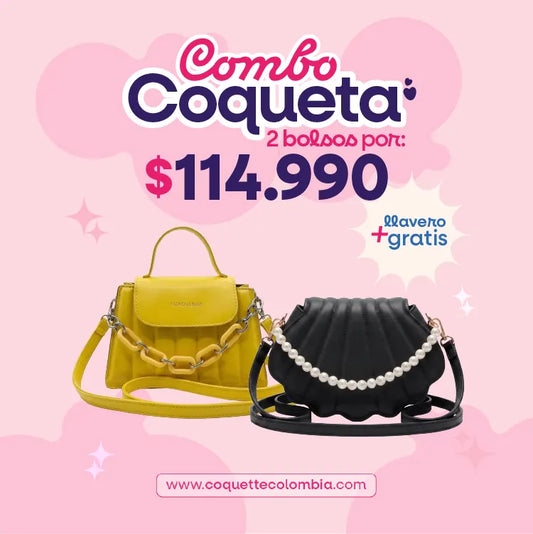 Combo Coqueta 2 Bolsos REF. 3400