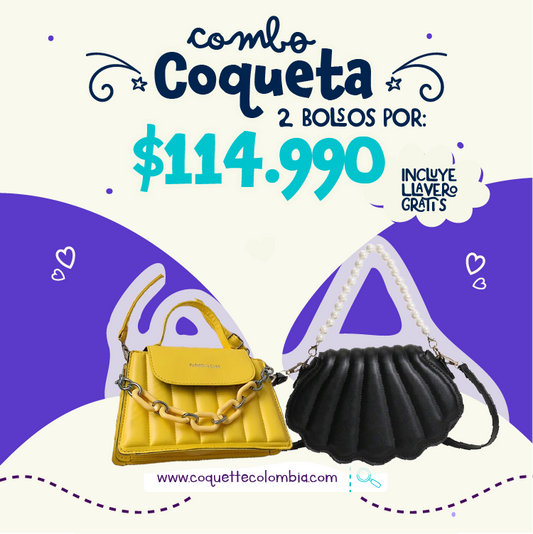 Combo Coqueta 2 Bolsos REF. 3400