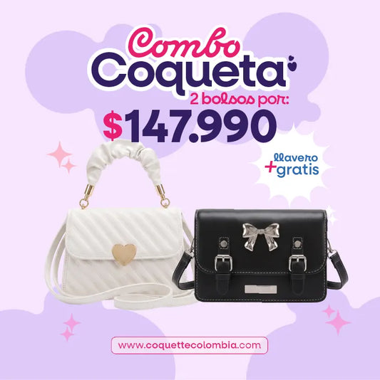 Combo Coqueta 2 Bolsos REF. 3410