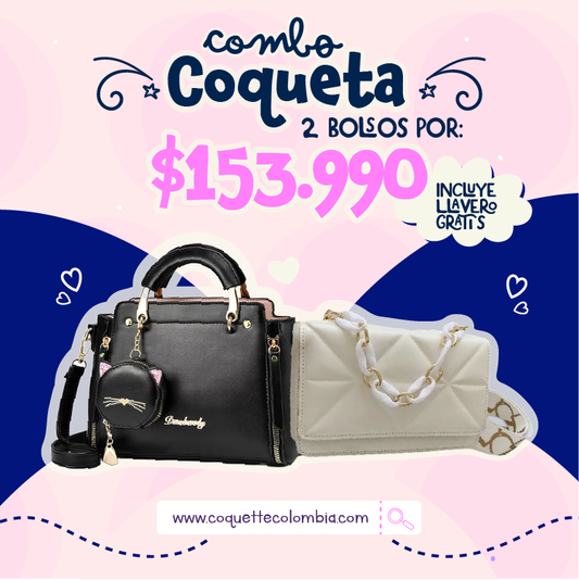 Combo Coqueta 2 Bolsos REF. 3413