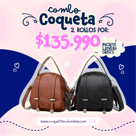 Combo Coqueta 2 Bolsos REF. 3424