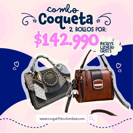 Combo Coqueta 2 Bolsos REF. 3444