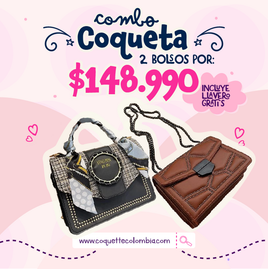 Combo Coqueta 2 Bolsos REF. 3445