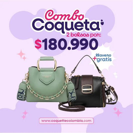 Combo Coqueta 2 Bolsos REF. 3449