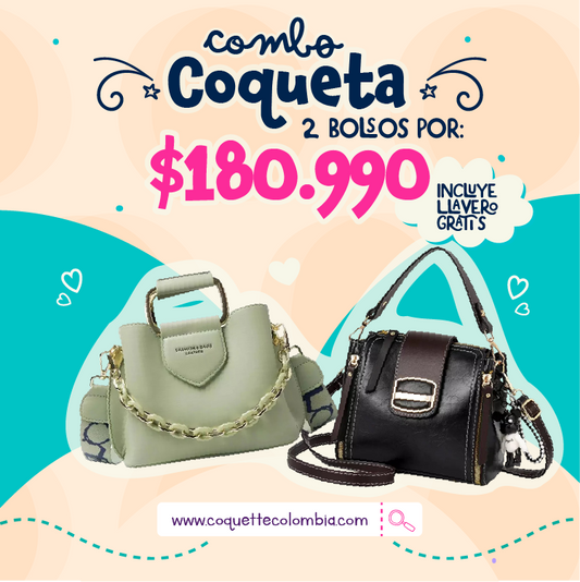 Combo Coqueta 2 Bolsos REF. 3449
