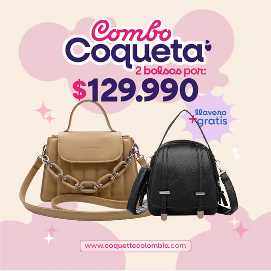 Combo Coqueta 2 Bolsos REF. 3451