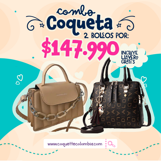 Combo Coqueta 2 Bolsos REF. 3457
