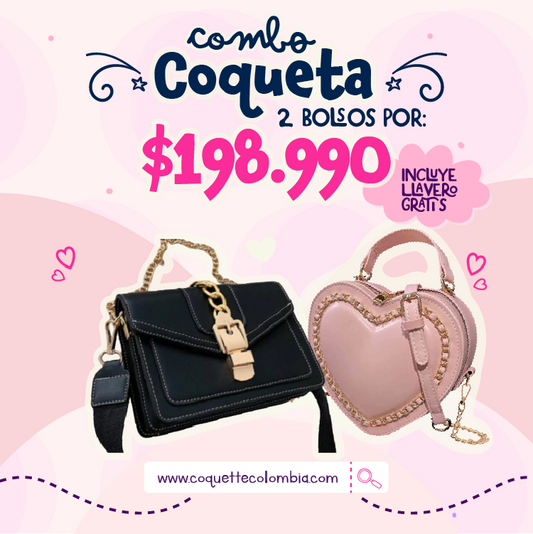 Combo Coqueta 2 Bolsos REF. 3459
