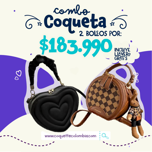 Combo Coqueta 2 Bolsos REF. 3462