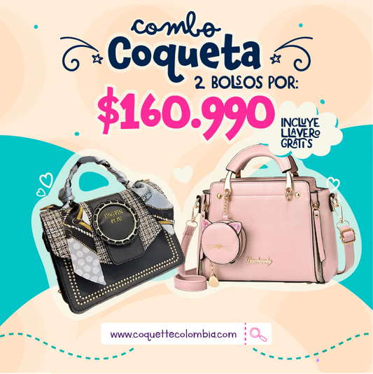 Combo Coqueta 2 Bolsos REF. 3463