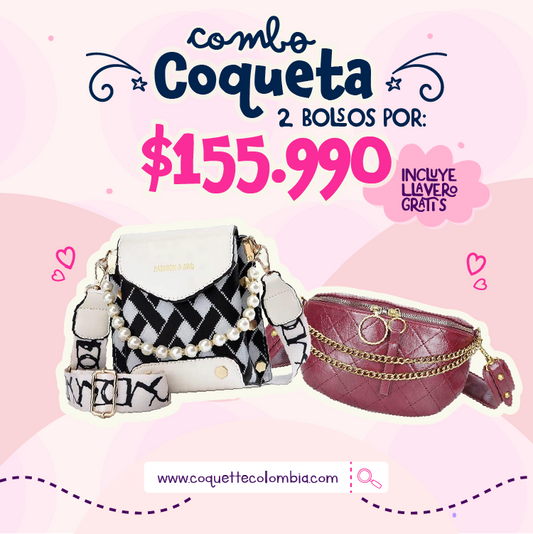 Combo Coqueta 2 Bolsos REF. 3465