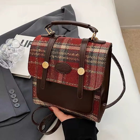 Morral Paloma Ref. 3841 Café/Rojo