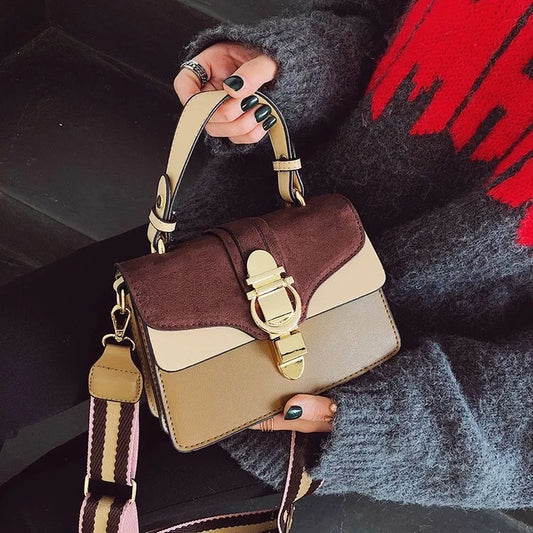 Cartera Brooklyn REF. 3740 Beige/Rojo