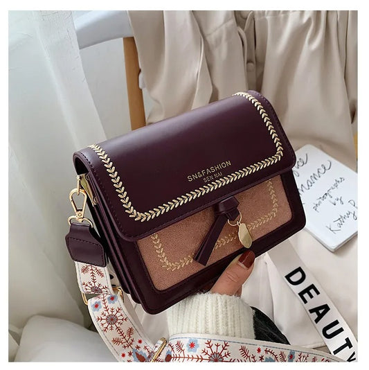 Cartera Amara Ref. 3806 Vino/Rosado