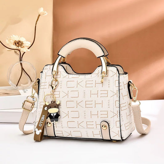 Cartera Abby Beige/Crema REF. 595