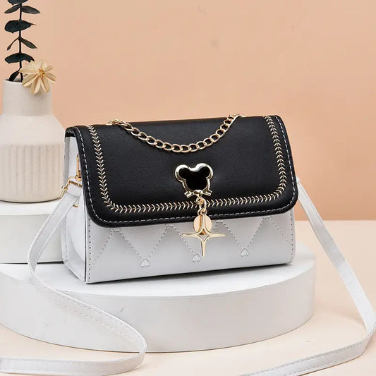 Cartera Vera REF. 3786 Negro/Blanco
