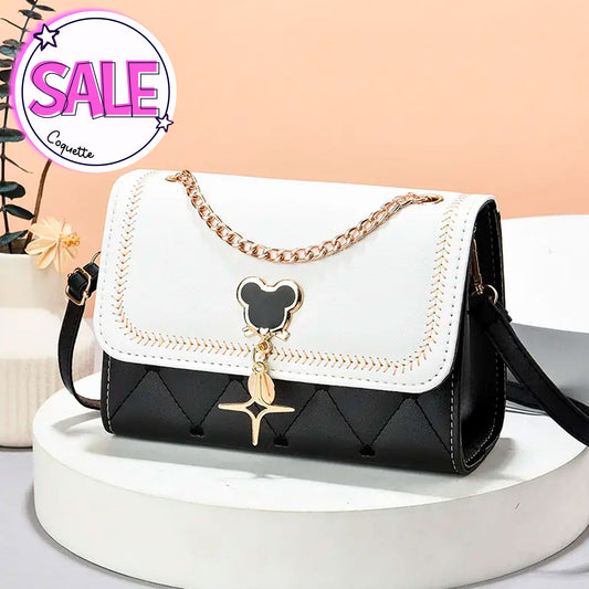 Cartera Vera REF. 3786 Blanco/Negro