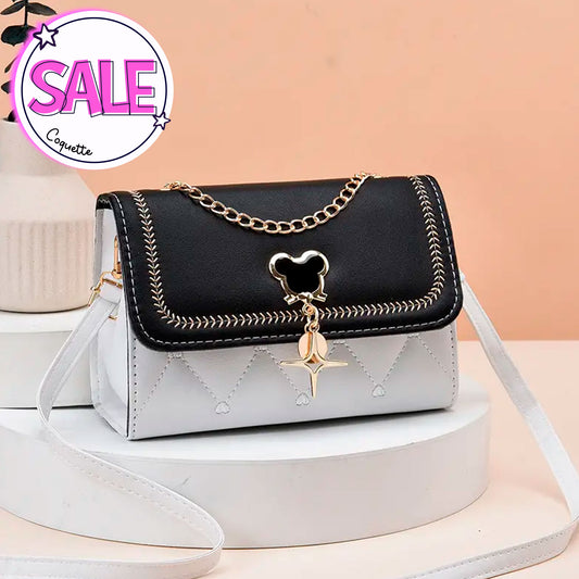 Cartera Vera REF. 3786 Negro/Blanco