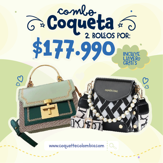 Combo Coqueta 2 Bolsos REF. 3355
