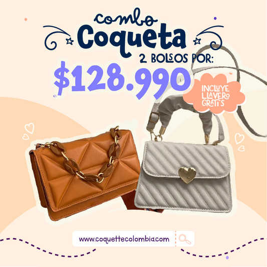 Combo Coqueta 2 Bolsos REF. 3401
