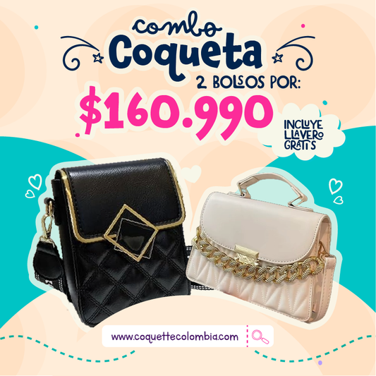 Combo Coqueta 2 Bolsos REF. 3403
