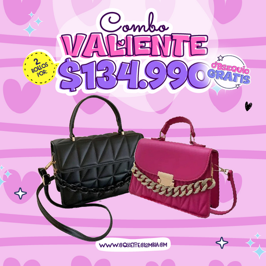 Combo Valiente 2 Bolsos REF. 3406