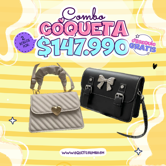 Combo Coqueta 2 Bolsos REF. 3410