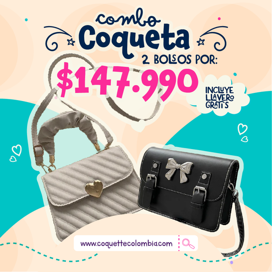 Combo Coqueta 2 Bolsos REF. 3410
