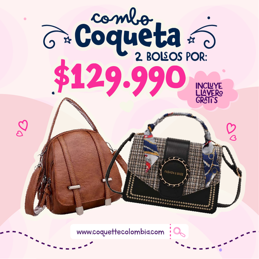 Combo Coqueta 2 Bolsos REF. 3423